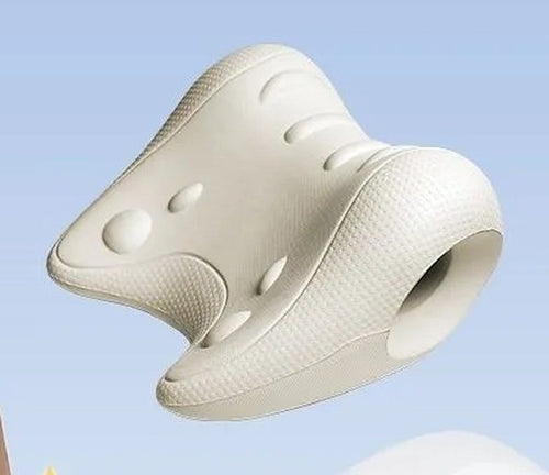 Nape&Co neck stretcher close-up showing the raised massage points
